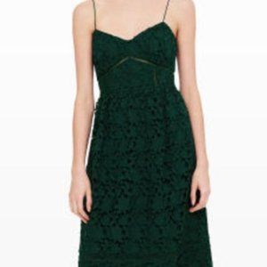 Club Monaco Green Bolari Midi Dress
